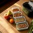 Healthy snacks packed for air travel