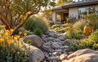 Qualifying California-friendly turf replacement landscape