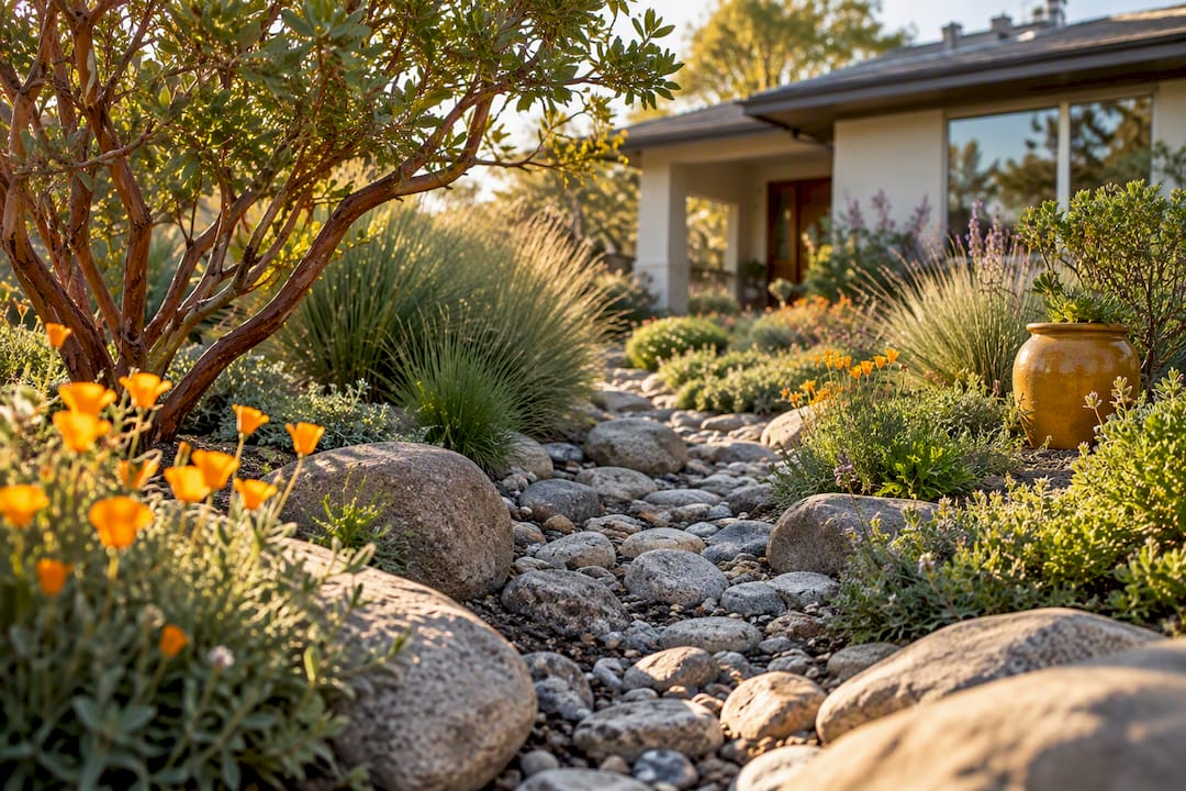 Qualifying California-friendly turf replacement landscape