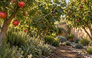 Low-chill fruit trees in Los Angeles backyard